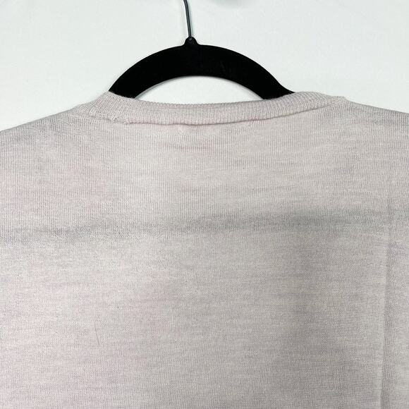 Madewell Small Northstar Pullover Sweater Lavender Purple Merino Wool Scoop Neck - Picture 6 of 11